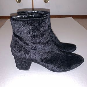 Black Unisa Heeled Booties